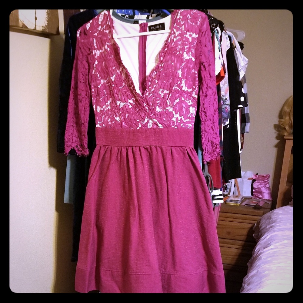 EUC Vintage Lace Cocktail Party Dress
